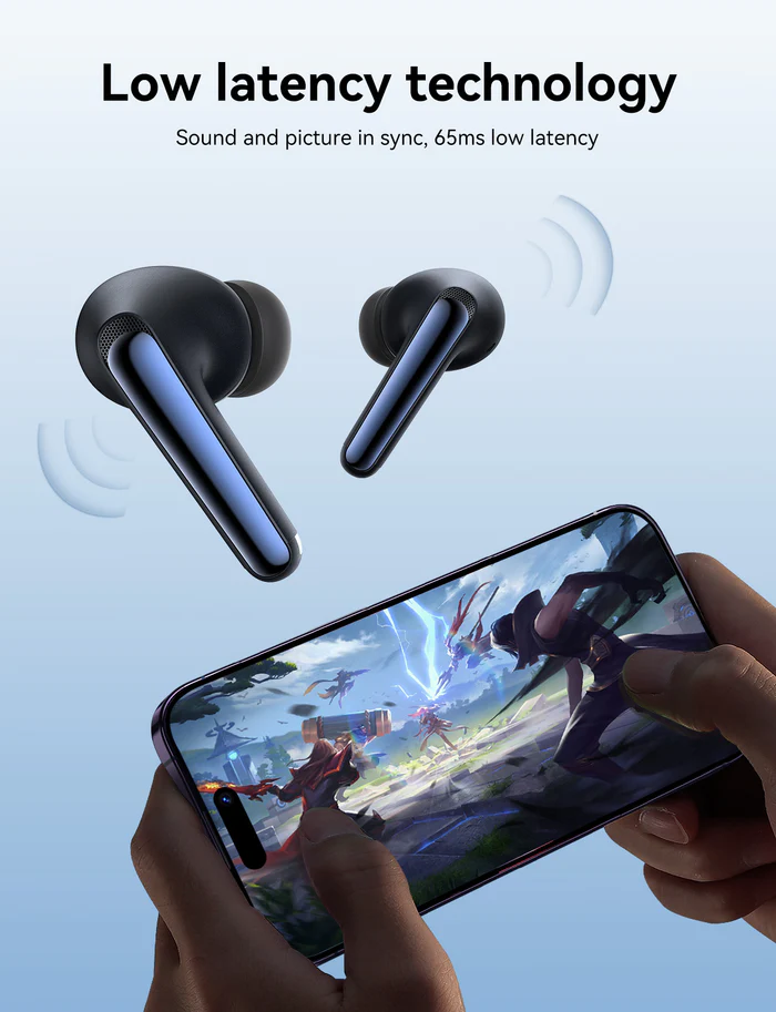 JoyRoom Funpods Series JR-FN2 ANC+ENC True Wireless Earbuds - Black JoyRoom Funpods Series JR-FN2 ANC+ENC True Wireless Earbuds - Black